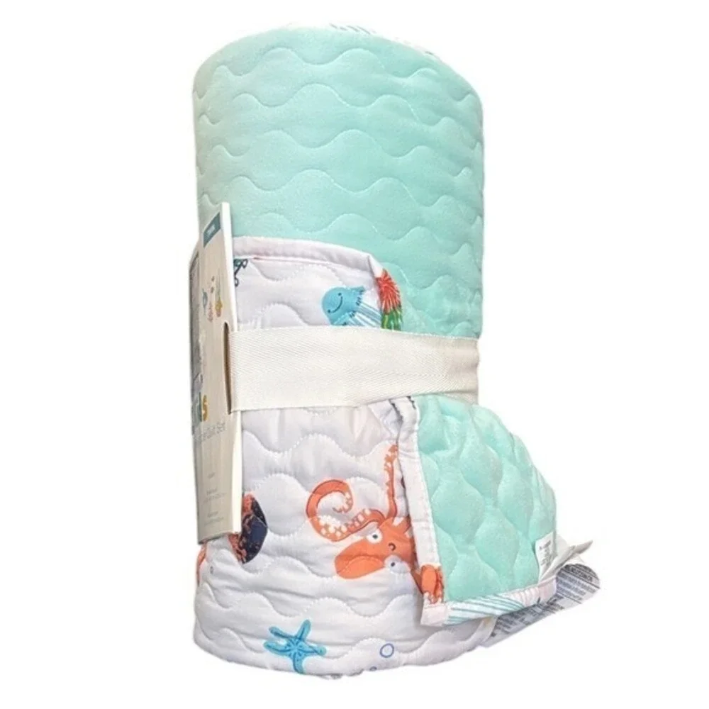 The Big One Kids Ocean Nautical 2 Piece Twin Reversible Comforter Quilt NEW - Picture 7 of 12